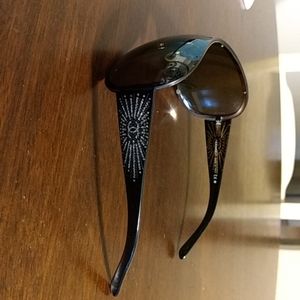 Chanel Swarovski crystal sun glasses